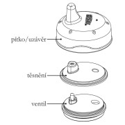 Tvrdé pítko Thermos pro kojeneckou termosku Foogo
