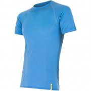 Pánské triko Sensor Merino Wool Active krátký rukáv modré