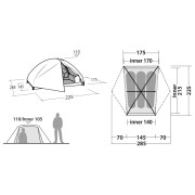 Turistický stan Robens Seeker 3 LW