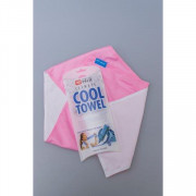 Šátek N-Rit Cool Towel bílá/růžová
