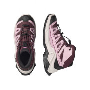 Dětské boty Salomon X Ultra Mid Gtx J Huckleberry-Dawn Pink-Concord Grape