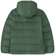 Dětská bunda Patagonia K's Hi-Loft Down Sweater Hoody - Canopy Green