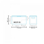Chladící box Mestic Coolbox Compressor MCCP-35 AC/DC