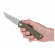 Nůž Acta Non Verba Z100 Stonewash/Plain Edge, G10, Liner Lock