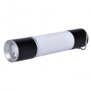 Nabíjecí svítilna Solight LED ruční svítilna s kampingovou lucernou