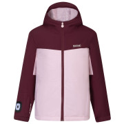 Dětská zimní bunda Regatta Beamz Fig/Powder Lilac