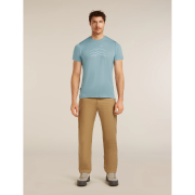 Pánské funkční triko Icebreaker Merino Blend 125 Cool-Lite™ Sphere SS Tee Across the Peaks