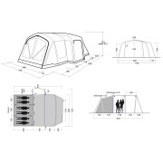 Rodinný stan pro 6 osob Outwell Montana 6 Air