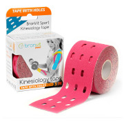 Tejpovací páska BronVit Sport Kinesio Tape děrovaný