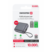 Powerbanka Swissten Space 10000 mAh, 35W USB-C