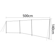 Zástěna Bo-Camp Brendan - 3 díly