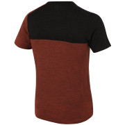 Pánské triko MOOA MerinoSilk Block 160 short