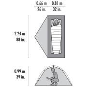 Ultralehký stan MSR Hubba Hubba HD 1P