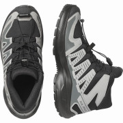 Dětské boty Salomon Xa Pro Mid Wp J Black-Sedona Sage-Wrought Iron