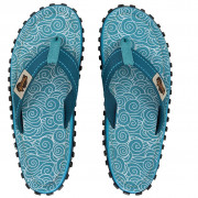 Dámské žabky Gumbies Islander Flip-Flops - Turquoise Swirls