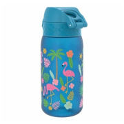 Dětská lahev Ion8 Leak Proof Blue Flamingos 400ml