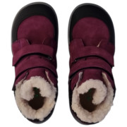 Dětské barefoot boty beBare 3555TY Bordeaux
