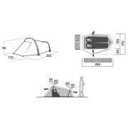 Turistický stan Easy Camp Sarek 2