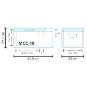 Autochladnička Mestic Compressor MCC-18 AC/DC