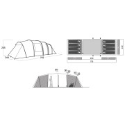 Rodinný stan Easy Camp Leka Twin 8