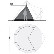 Moskytiéra Robens Universal Tipi Mosquito Inner