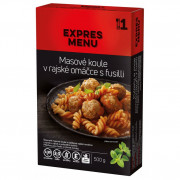 Hotové jídlo Expres menu Masové koule v rajské omáčce s fusilli