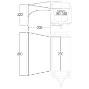 Předstan Vango AirBeam Sky Canopy for Caravan & Motorhomes 2.5M