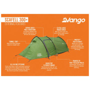 Turistický stan Vango Scafell 300 plus