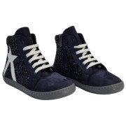 Dětské barefoot boty beBare 3485SA Navy