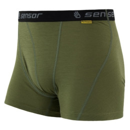 Boxerky Sensor Merino Wool Active safari - zelená