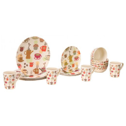 Sada nádobí Vango Bamboo 4-Person Set