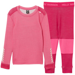 Dětský funkční set Helly Hansen K Lifa Merino Set Hot Pink