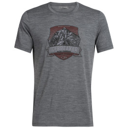 Pánské triko Icebreaker Mens Tech Lite SS Crewe Everest Crest-gritstone HTHR