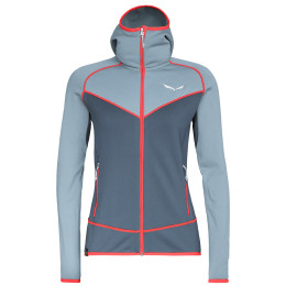 Dámská mikina Salewa Puez 3 PL W FZ HDY - blue fog