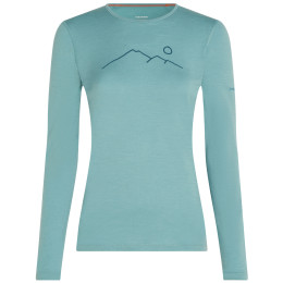 Dámské funkční triko Icebreaker Women Merino 200 Oasis LS Crewe Rainer Ridge