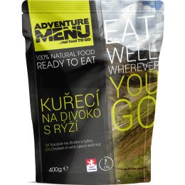 Adventure Menu Kuře na divoko set (jídlo + ohřev + zipper bag)