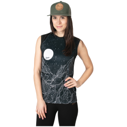 Dámské tílko Drexiss Full Diamond Beach Black Coolmax