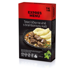 Hotové jídlo Expres menu KM Telecí líčka s kaší