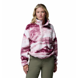 Dámská mikina Columbia Helvetia™ II Printed Cropped Half Snap