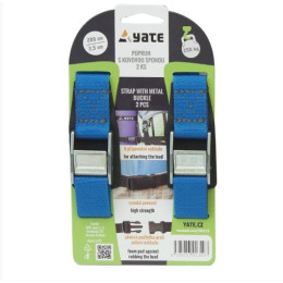 Popruh Yate s kovovou sponou 2,5x200 cm