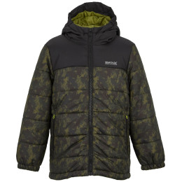 Dětská zimní bunda Regatta Lofthouse Black/Distress Camo