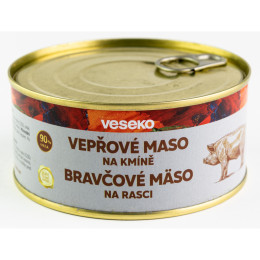 Vepřové maso na kminu 90% Veseko 300g