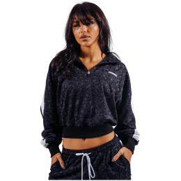 Dámská mikina Nebbia Half-Zip Leopard Sweatshirt Primal
