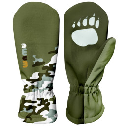 Dětské softshellové rukavice WAMU Khaki