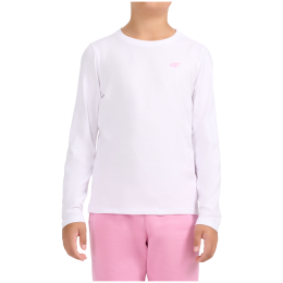 Dětské triko 4F Longsleeve F654 White