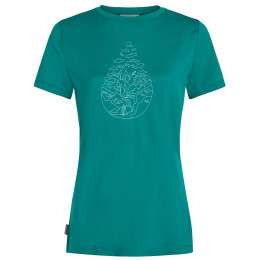 Dámské triko Icebreaker Women Merino 150 Tech Lite SS Tee Hike Path