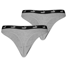 Dámské kalhotky Puma Elements Cotton Strings 2P