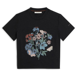 Dámské triko Icebreaker Merino 150 Tech Lite SS Crop Tee NZ Flora