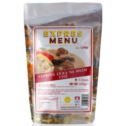 Expres menu Vepřová líčka na bílém víně 600 g