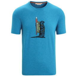 Pánské triko Icebreaker Men Central Classic SS Tee Otter Paddle